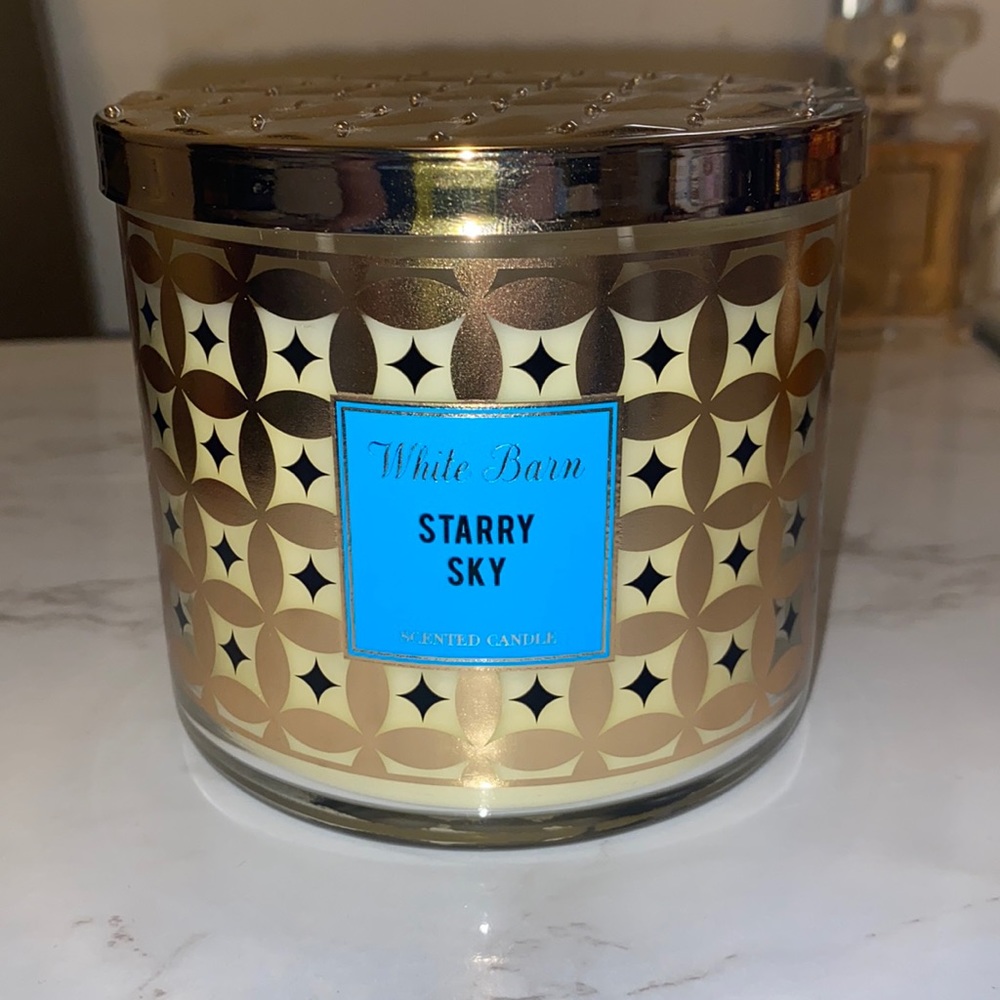 STARRY SKY 3-WICK CANDLE 🕯| WHITE BARN/BBW